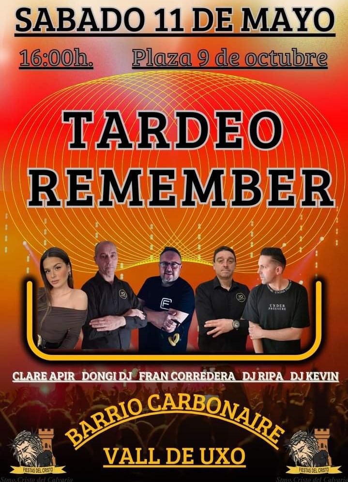 Tardeo remember en barrio Carbonaire